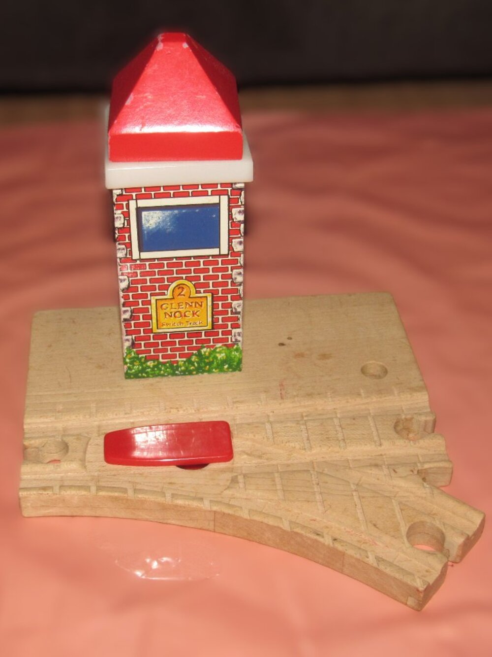 Thomas Wooden Railway Train Engine Track Nock Switch Tower Clickety Clack